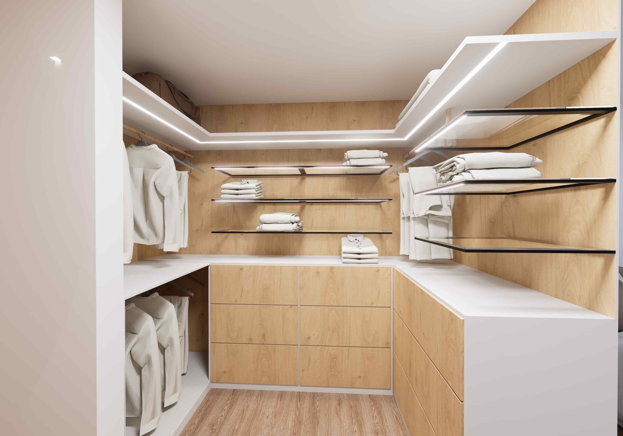 Diseño Walk in Closet principal
