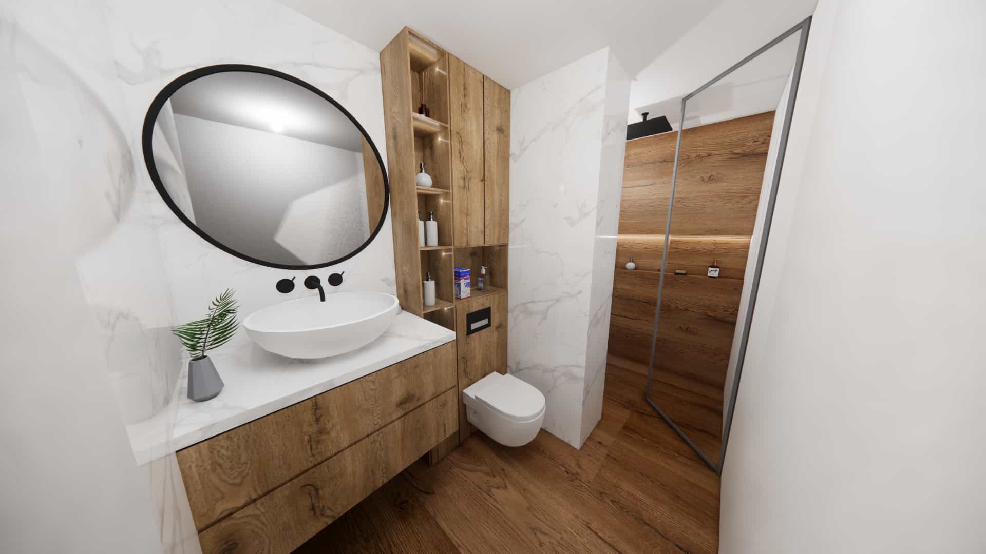 Diseño baño Social