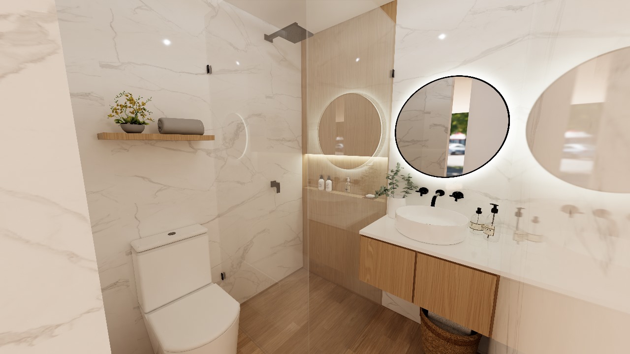 Diseño de baño moderno