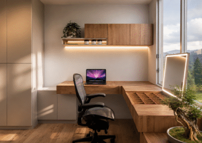 Diseño de interiores apartamento obra gris