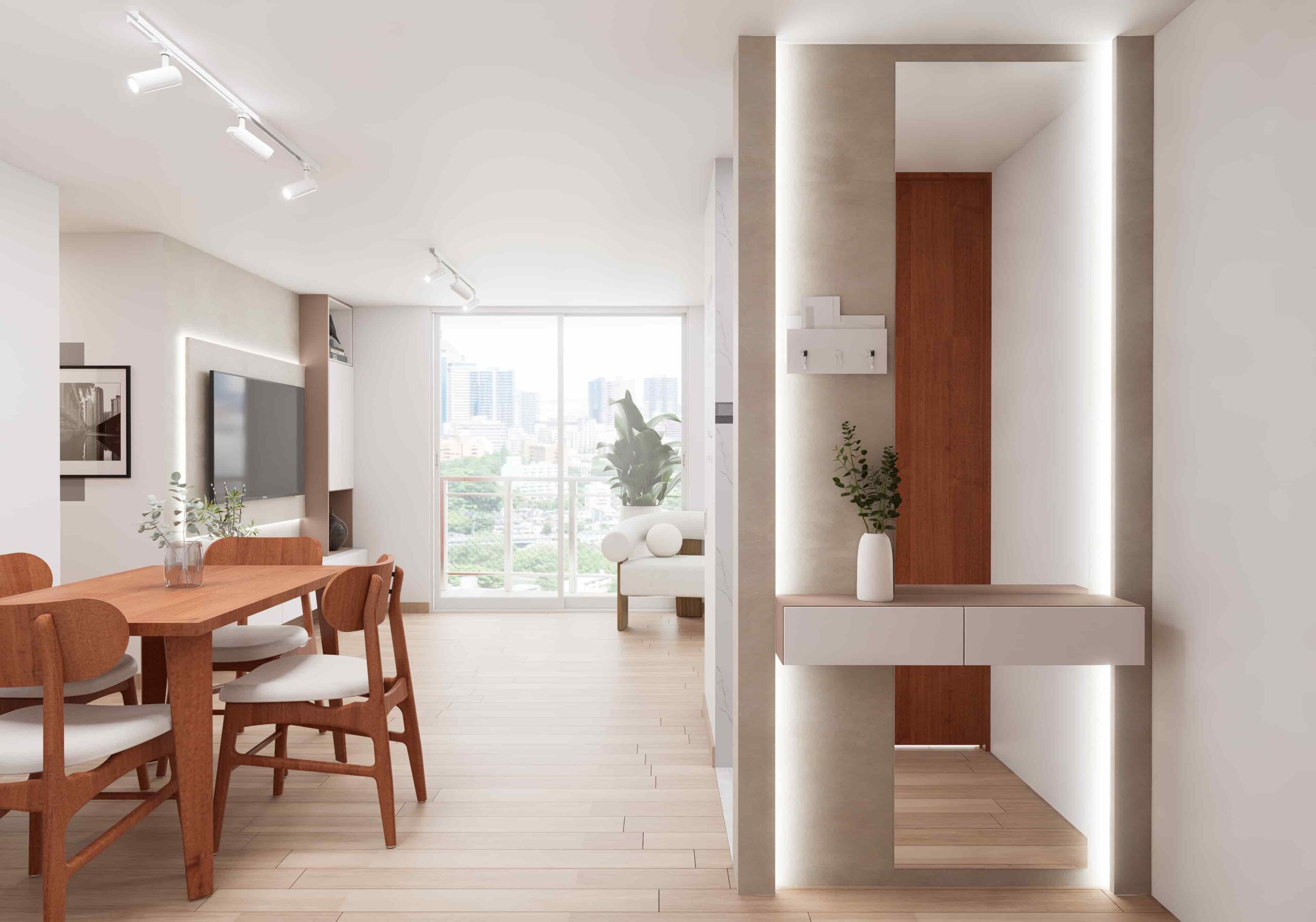 Diseño de mueble secundario RECIBIDOR