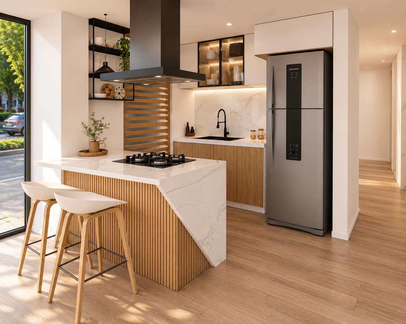 Proyecto de local comercial diseñado y remodelado por Estudio López