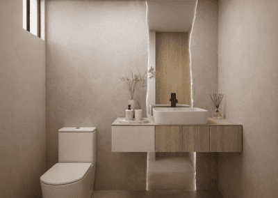 Diseño de baño moderno