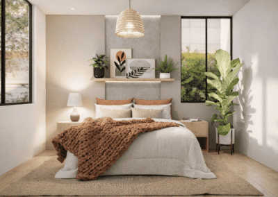 Diseño de habitación moderna