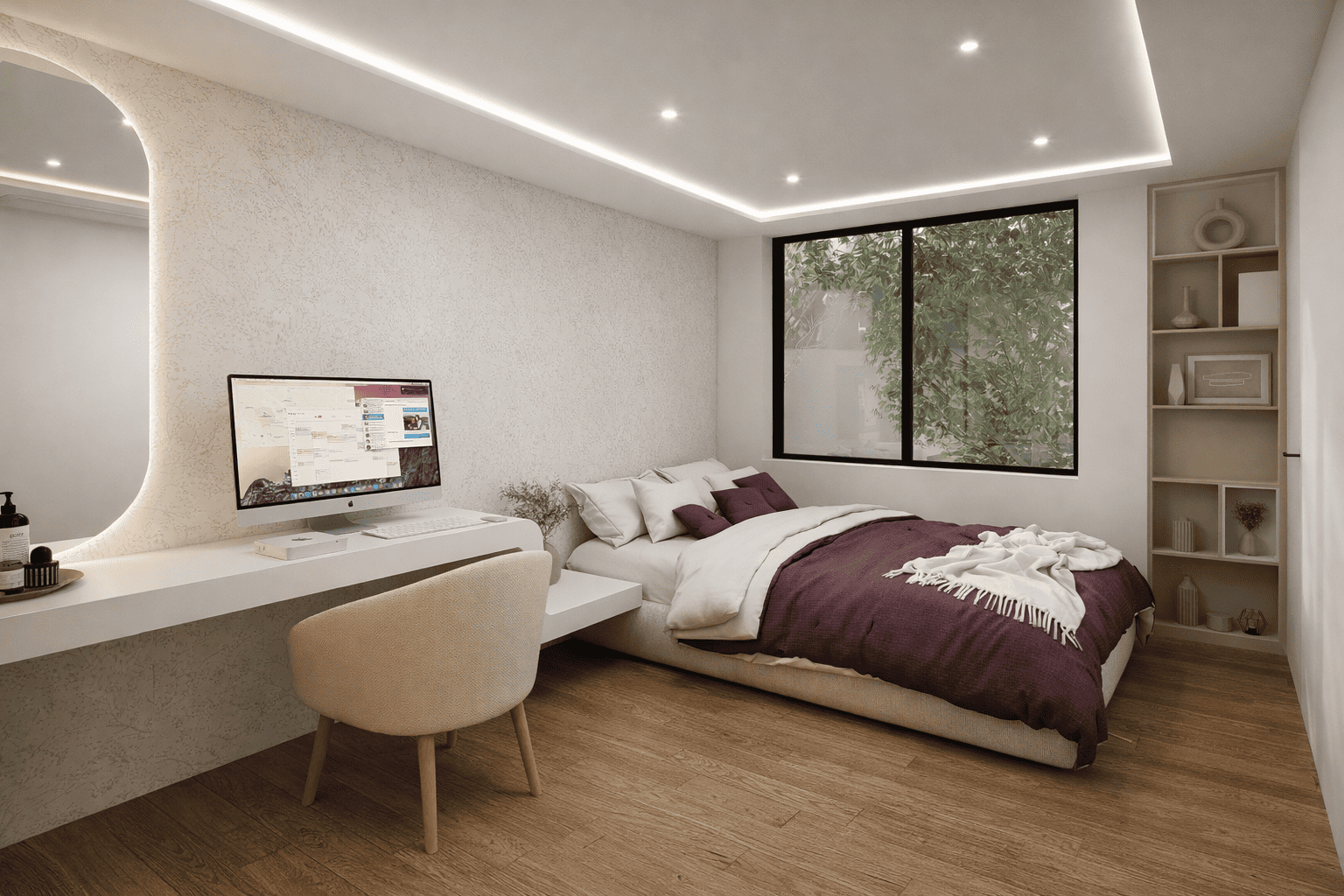 Diseño de interiores habitacion niña