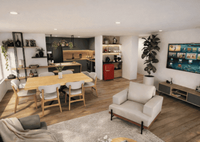 Diseño de interiores apartamento