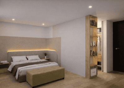 Diseño de interiores habitacion