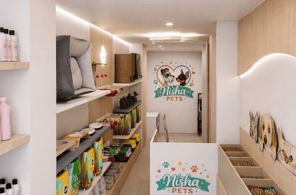 Diseño de Interiores PetShop (Bogotá)
