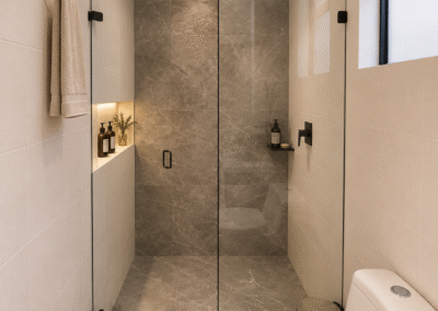 Remodelacion de baño moderno
