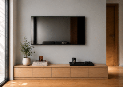 Diseño de interiores apartamento obra gris