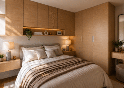 Diseño de interiores apartamento obra gris