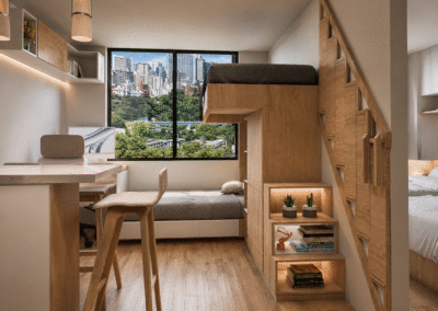 Diseño de interiores apartamento 18