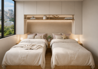 Diseño de interiores apartamento 18
