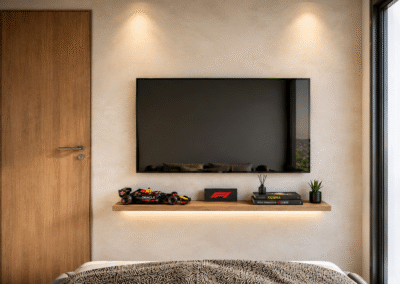 Diseño de interiores apartamento obra gris
