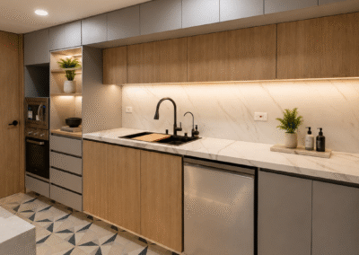 Diseño y remodelacion cocina moderna