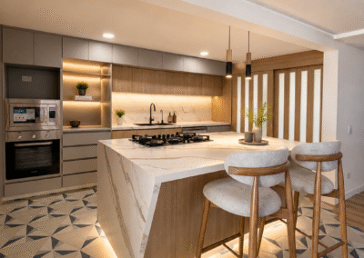 Remodelacion de cocina moderna