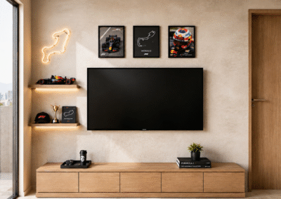 Diseño de interiores apartamento obra gris